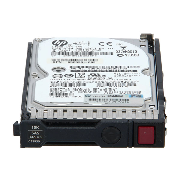HPE 652605-B21 G8 G9 146-GB 6G 15K 2.5 SAS HDD