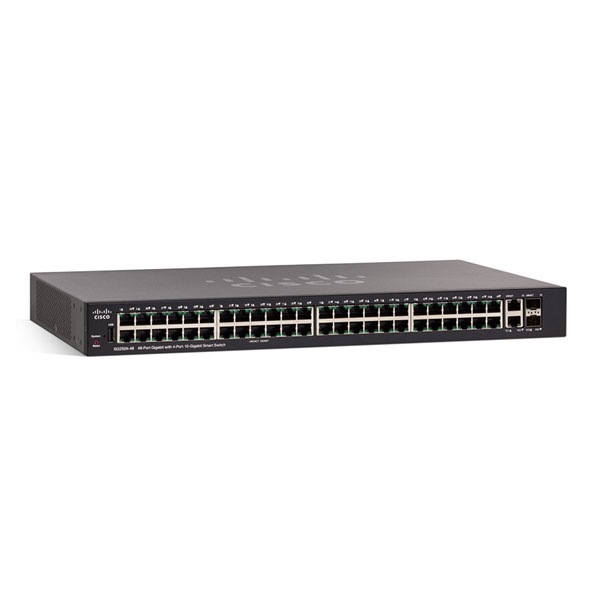 Cisco SG250X-48 48-Port Gigabit Smart Switch with 10G Uplinks