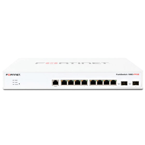 Fortinet FortiSwitch-108E-FPOE – FC-10-S10EF-210-02-DD
