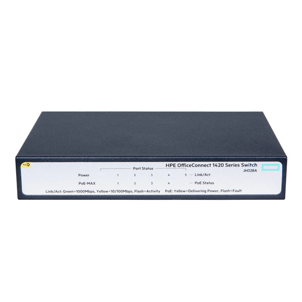HPE OfficeConnect 1420 5G PoE+ (32W) Switch - JH328A
