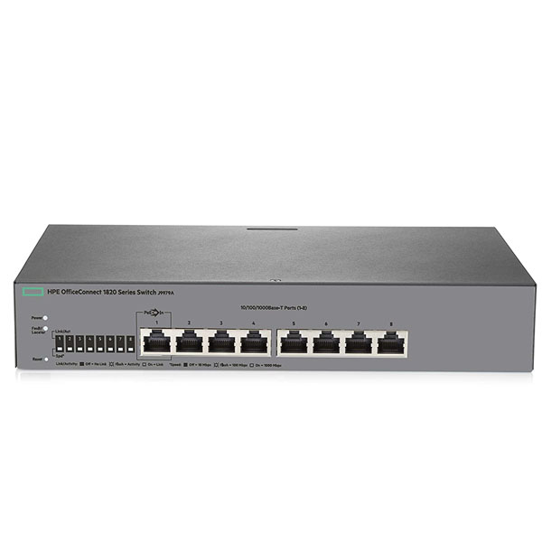 HPE OfficeConnect 1820 8G Switch with 1GbE ports - J9979A